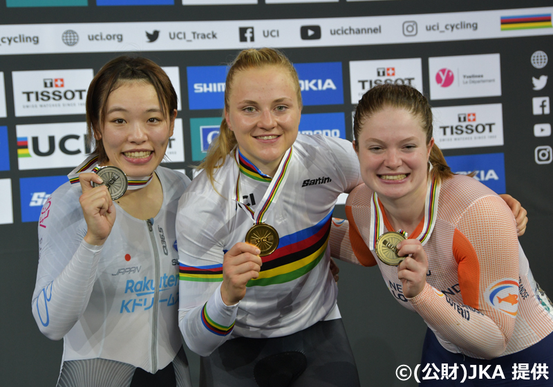 2022世界選手権トラック】佐藤水菜選手がケイリンで銀メダル獲得