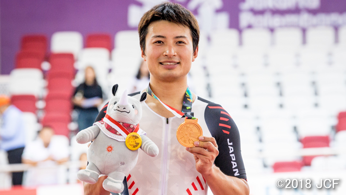 アジア大会 橋本英也選手が金メダルで2連覇 けいりんマルシェ
