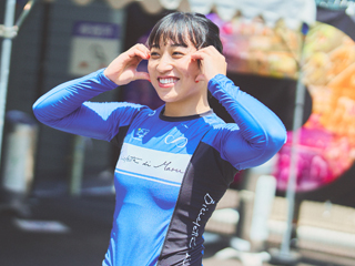ラ*ゥ様 久米詩選手サイン入り　ガールズ競輪 ユニフォーム 　ウェア　KEIRI ラ*ゥ様 久米詩選手サイン入り ガールズ競輪 ユニフォーム